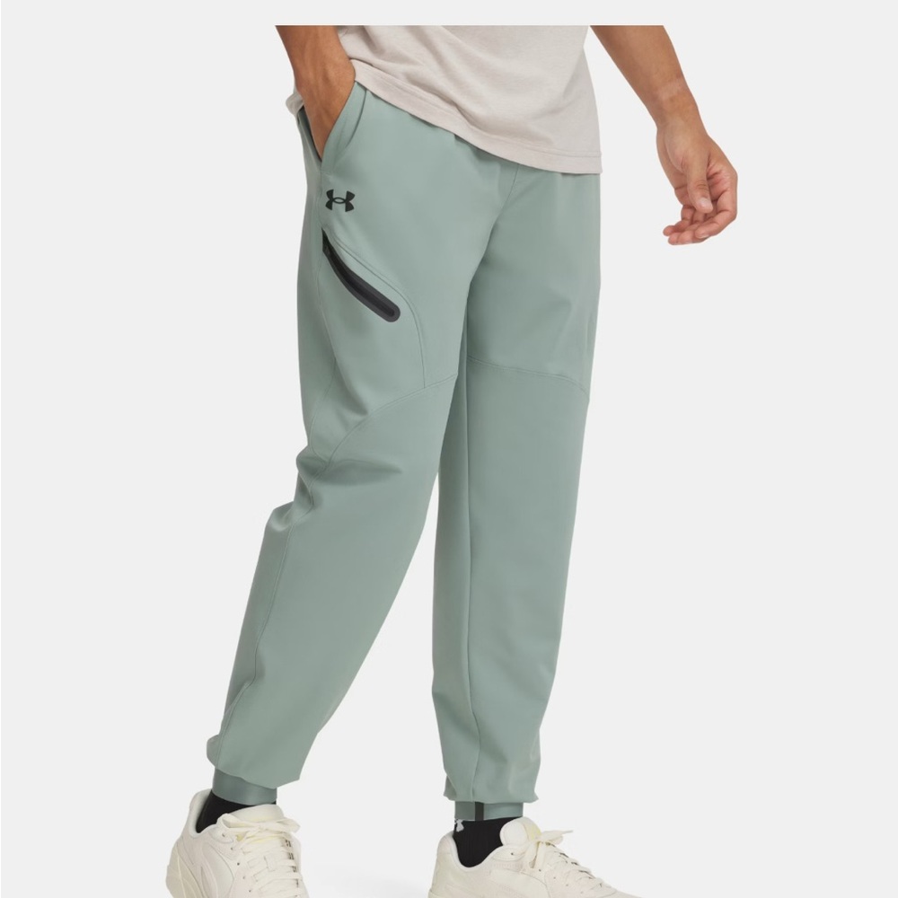 Under Armour Men’s Unstoppable Joggers, Large, Silica Green